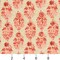 Blossom - Red Burgundy Abstract Geometric,damask Upholstery Fabric 54 Inches"